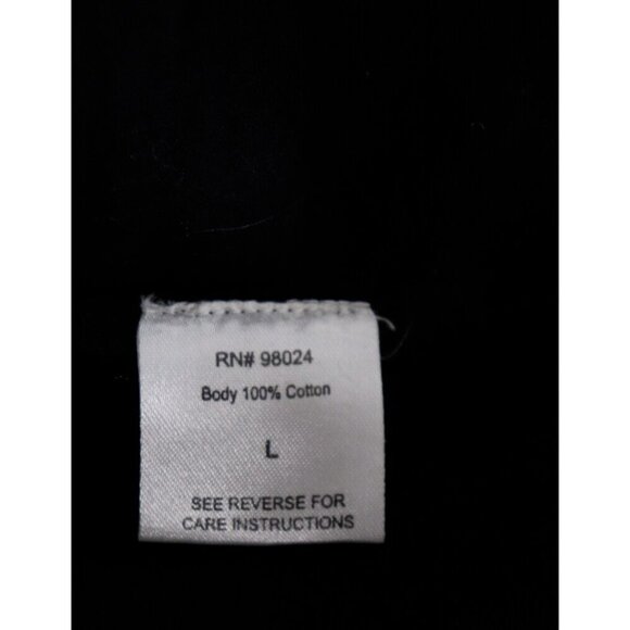 Love the Label Women's Large Black Bernice Eyelet Blouse Top Balloon Sleeve Top - Picture 9 of 10